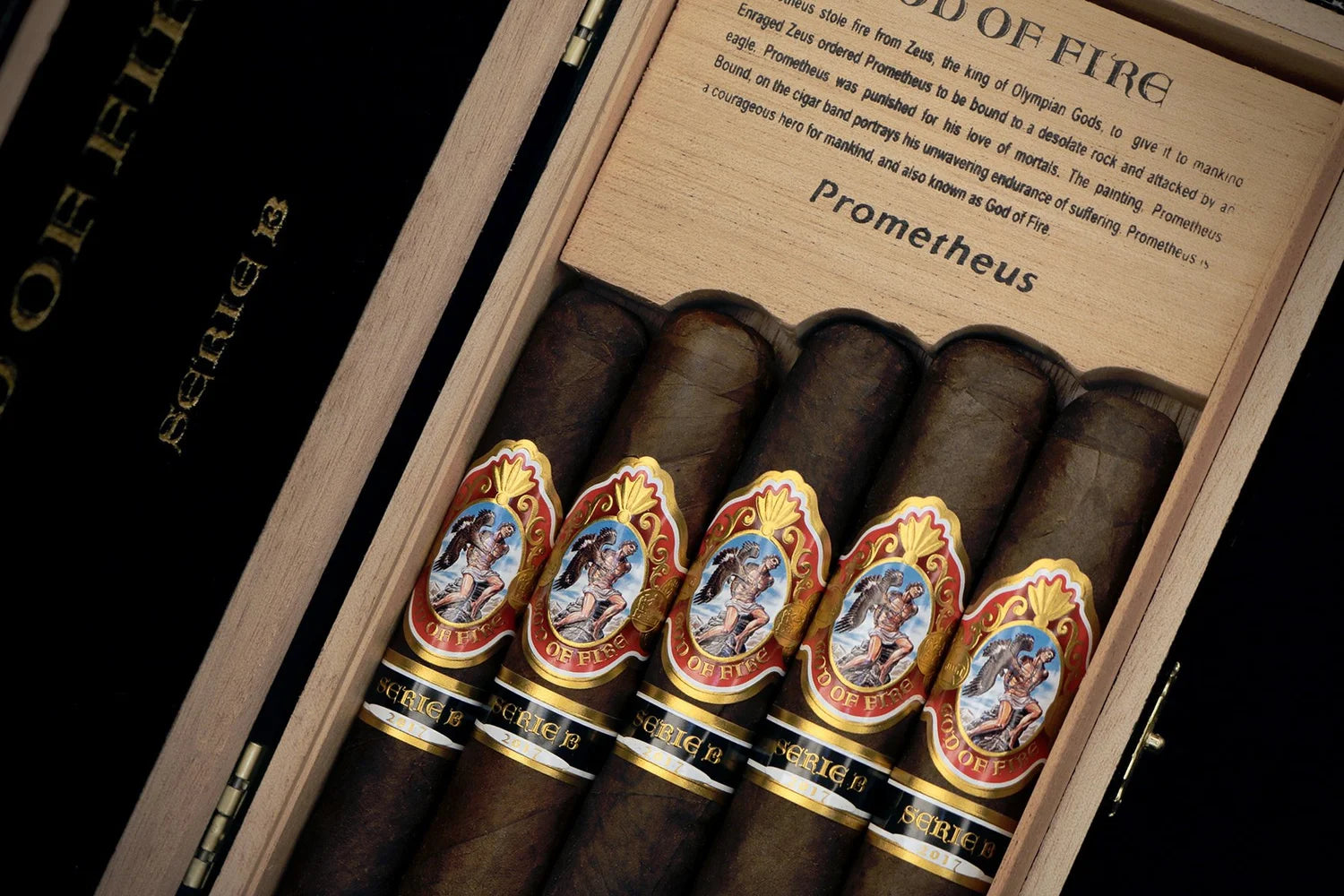 Prometheus - God of Fire Serie B 5 Cigar Assortment
