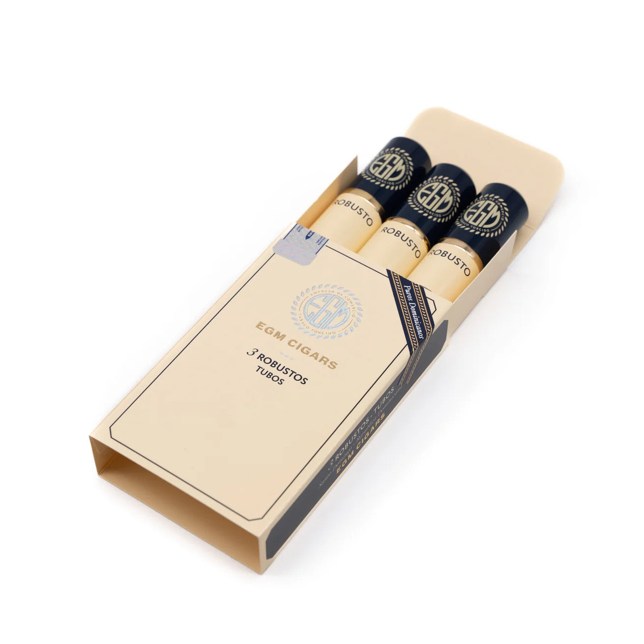 EGM Cigars - Robustos Tubos (Pack of 3 Cigars)