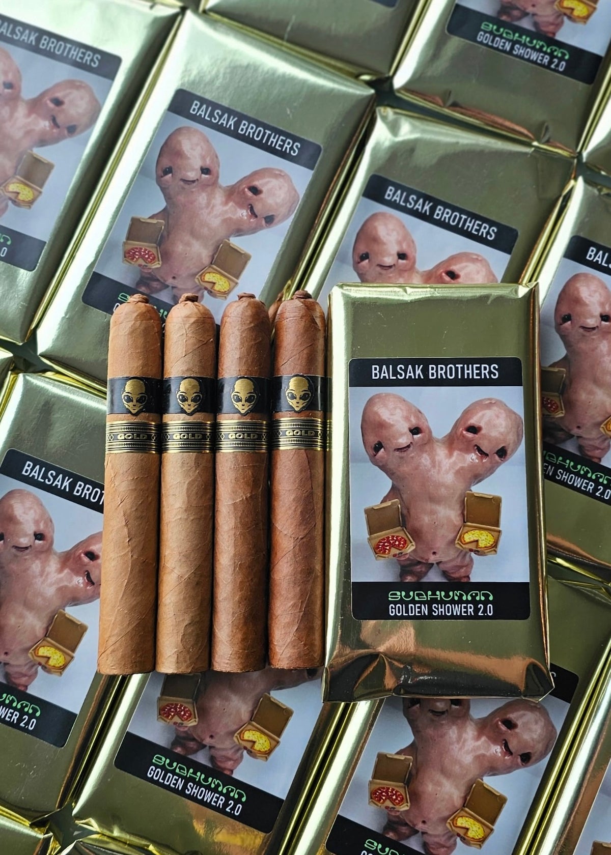 Subhuman Cigars - Ballsak Brothers 4 Pack