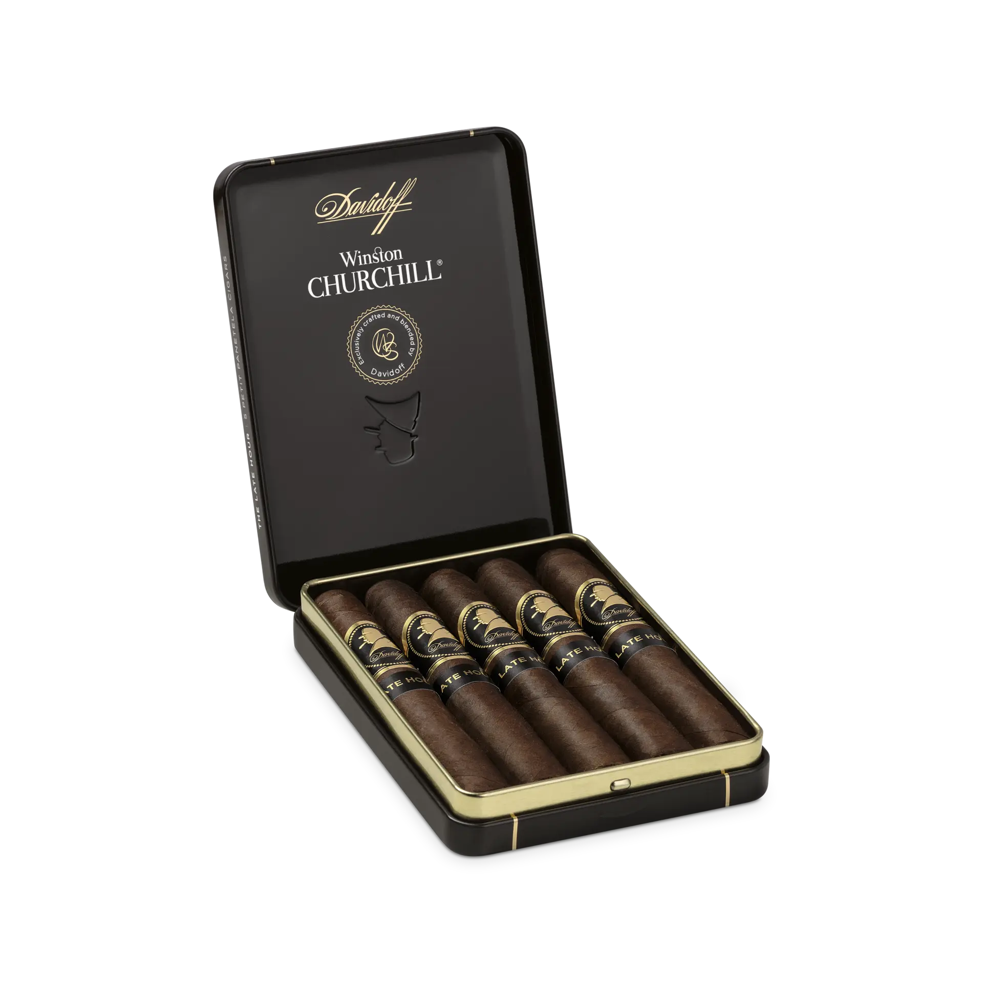 Davidoff - Winston Churchill The Late Hour Petit Panetela Tin of 5