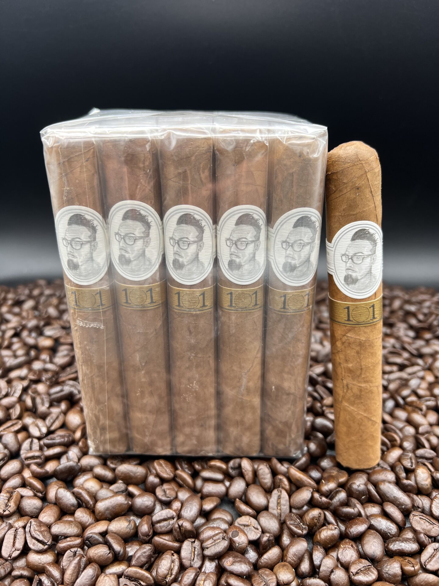 Caldwell/Room101 Golden Egg Robusto cigars supplied by Sir Louis Cigars