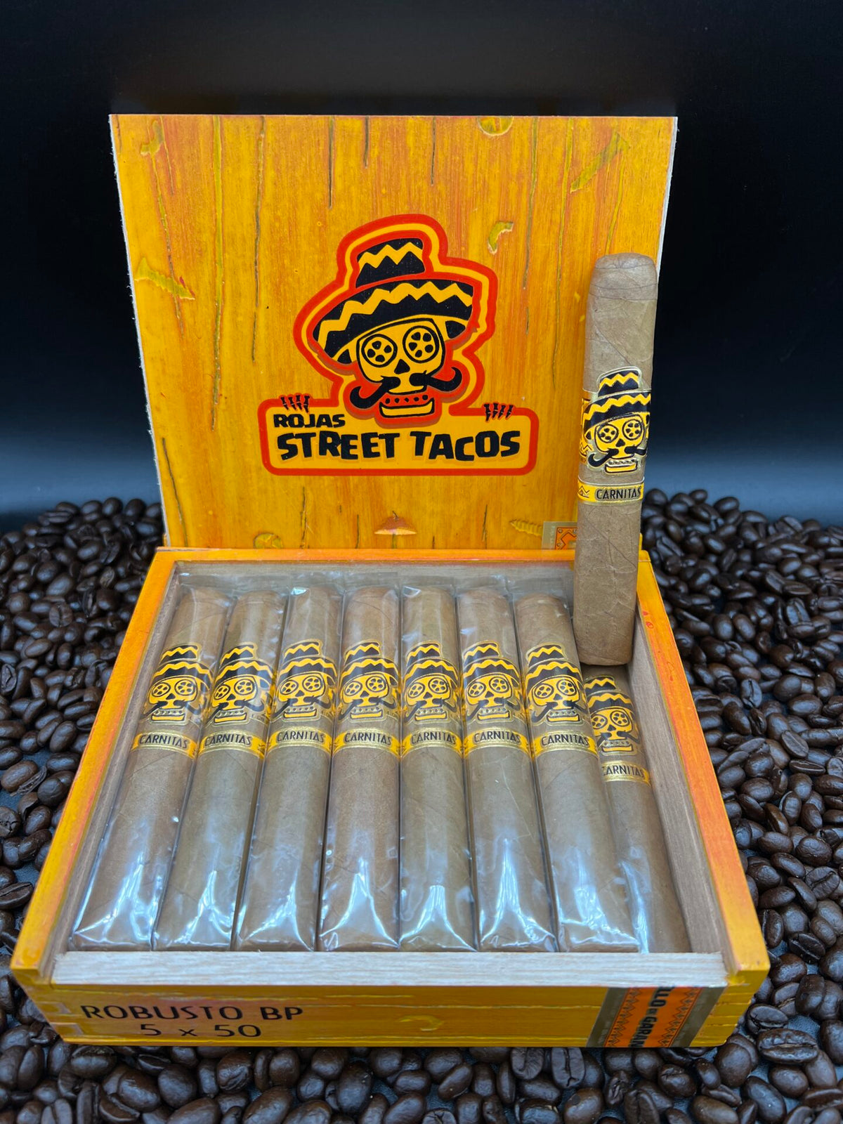 Rojas - Street Tacos Carnitas Robusto cigars supplied by Sir Louis Cigars