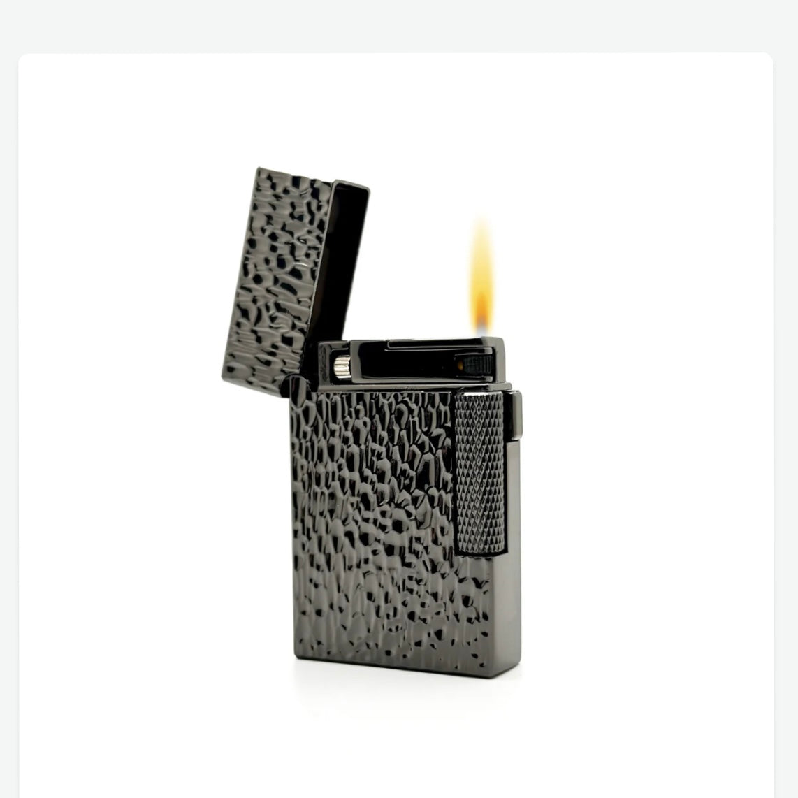 Visol - Hubbard Hammered Soft Flame/Torch Flint Lighter