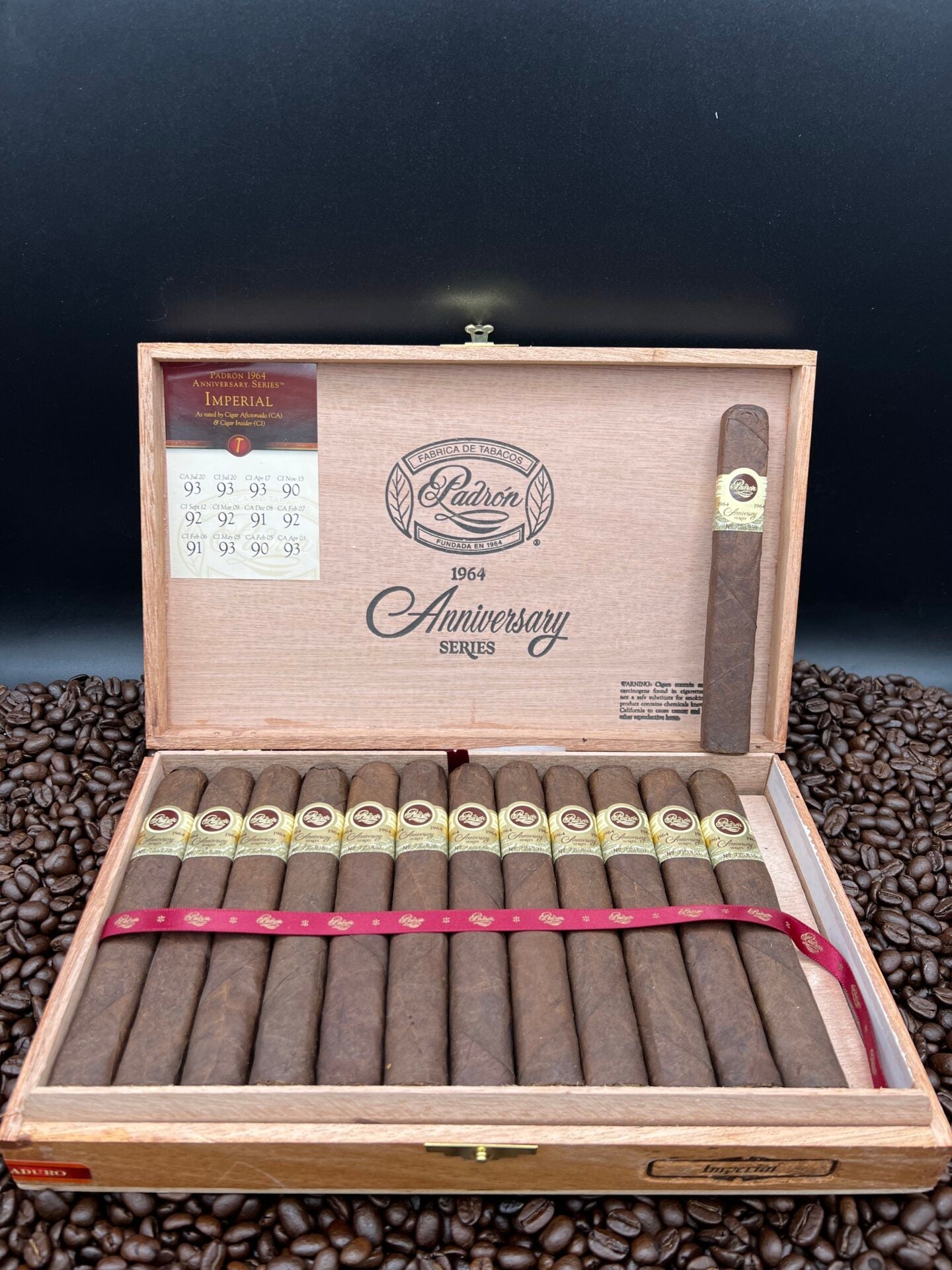 Padron - 1964 Imperial Maduro cigars supplied by Sir Louis Cigars