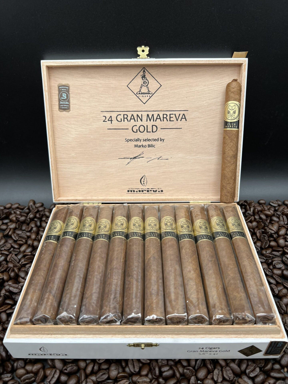 Casdagli Gran Mareva Gold cigars supplied by Sir Louis Cigars