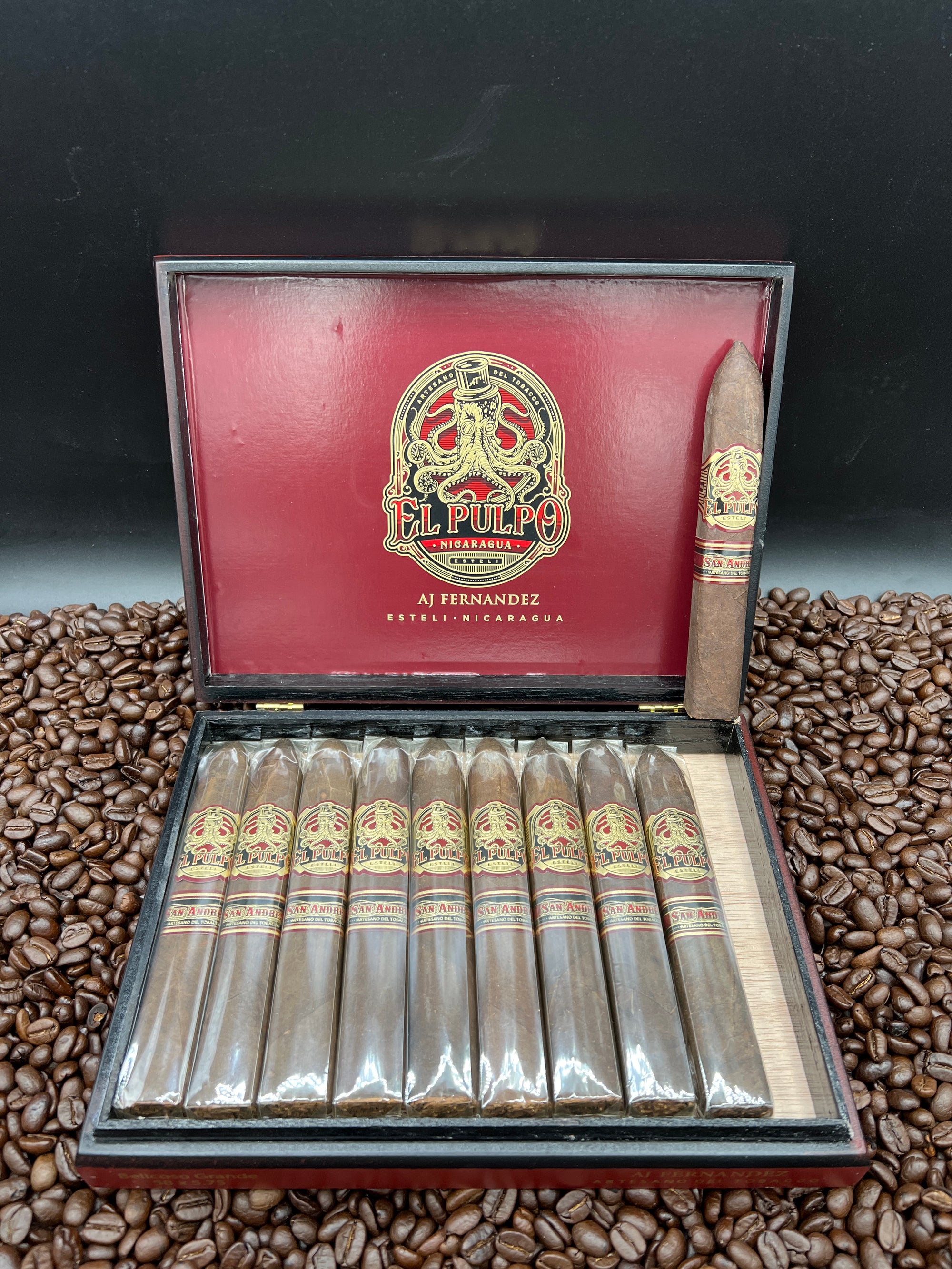 Artesano Del Tobacco - El Pulpo Belicoso Grande (Box Press)