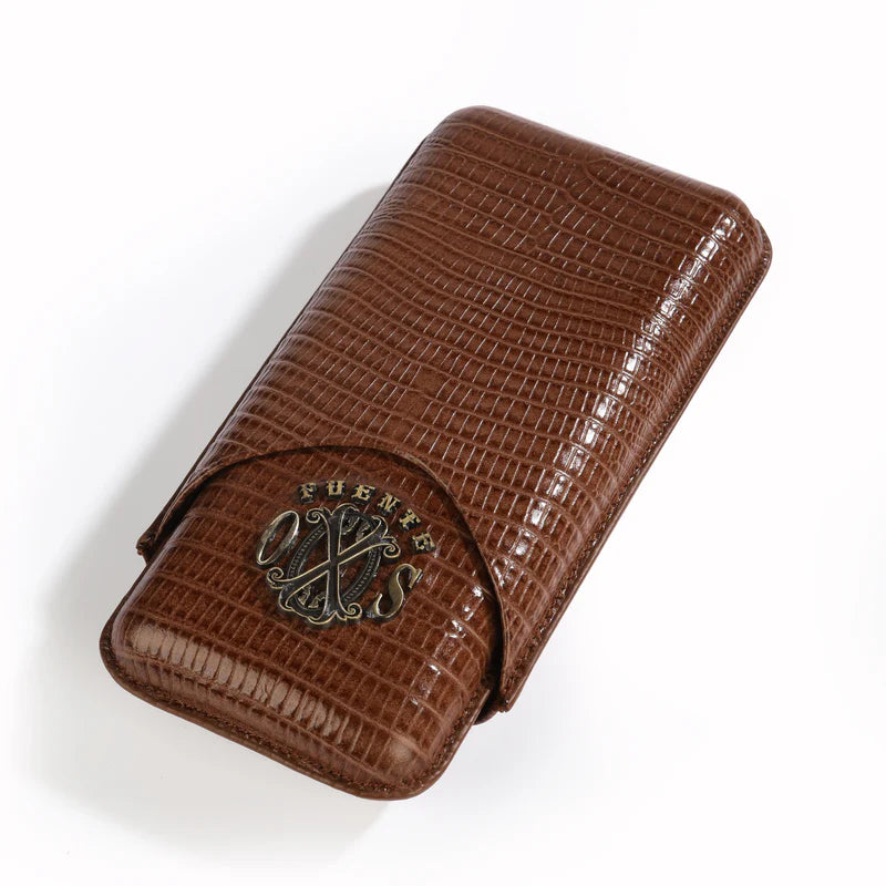 The OpusX Society - Spanish Teju Leather Cigar Case