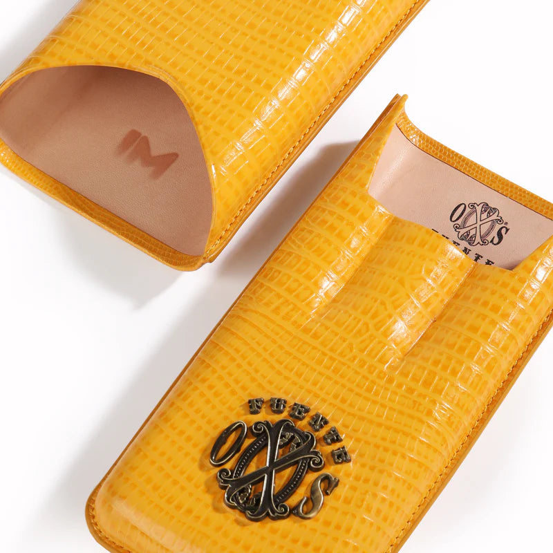 The OpusX Society - Spanish Teju Leather Cigar Case
