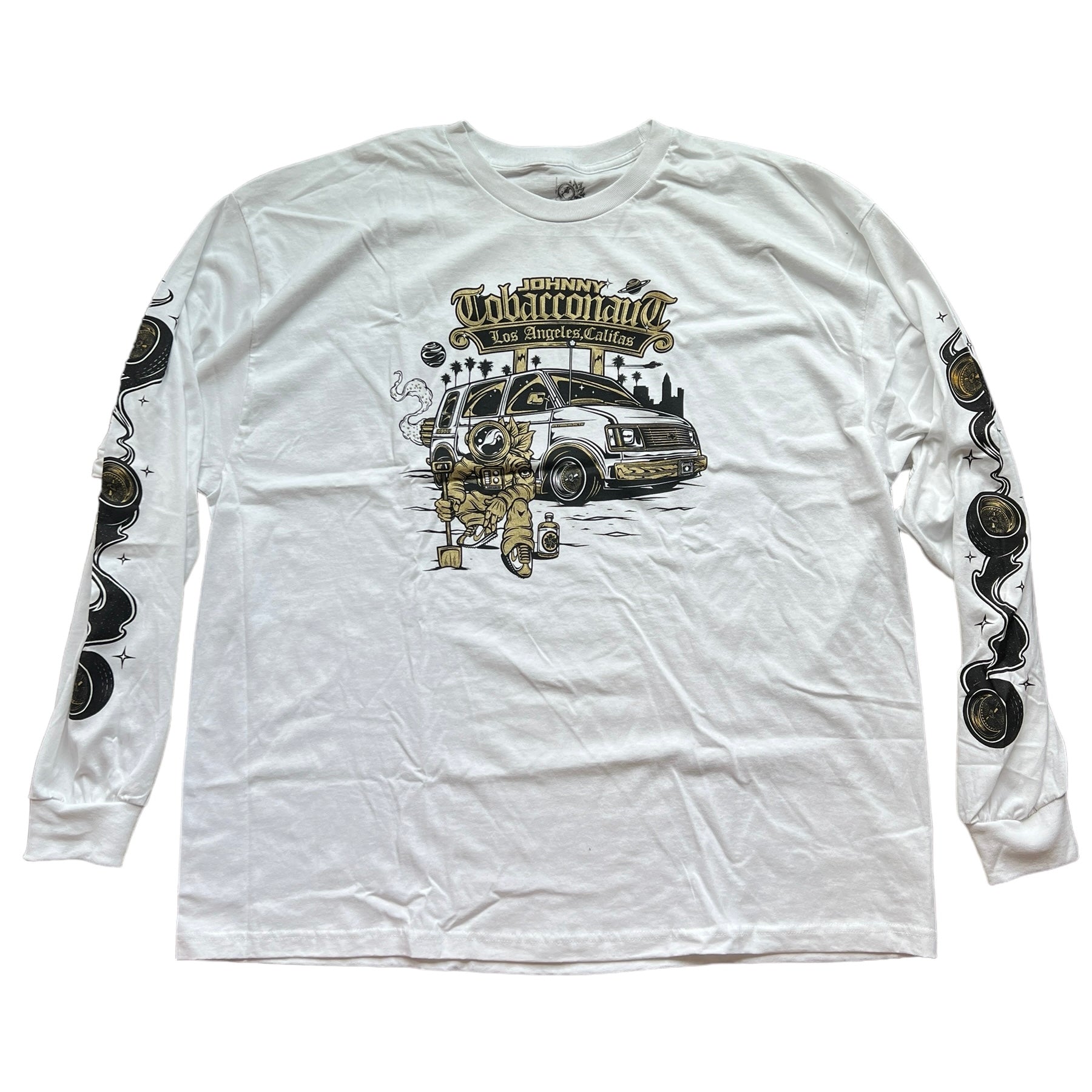 Room 101 - Johnny Tobacconaut White Long Sleeve