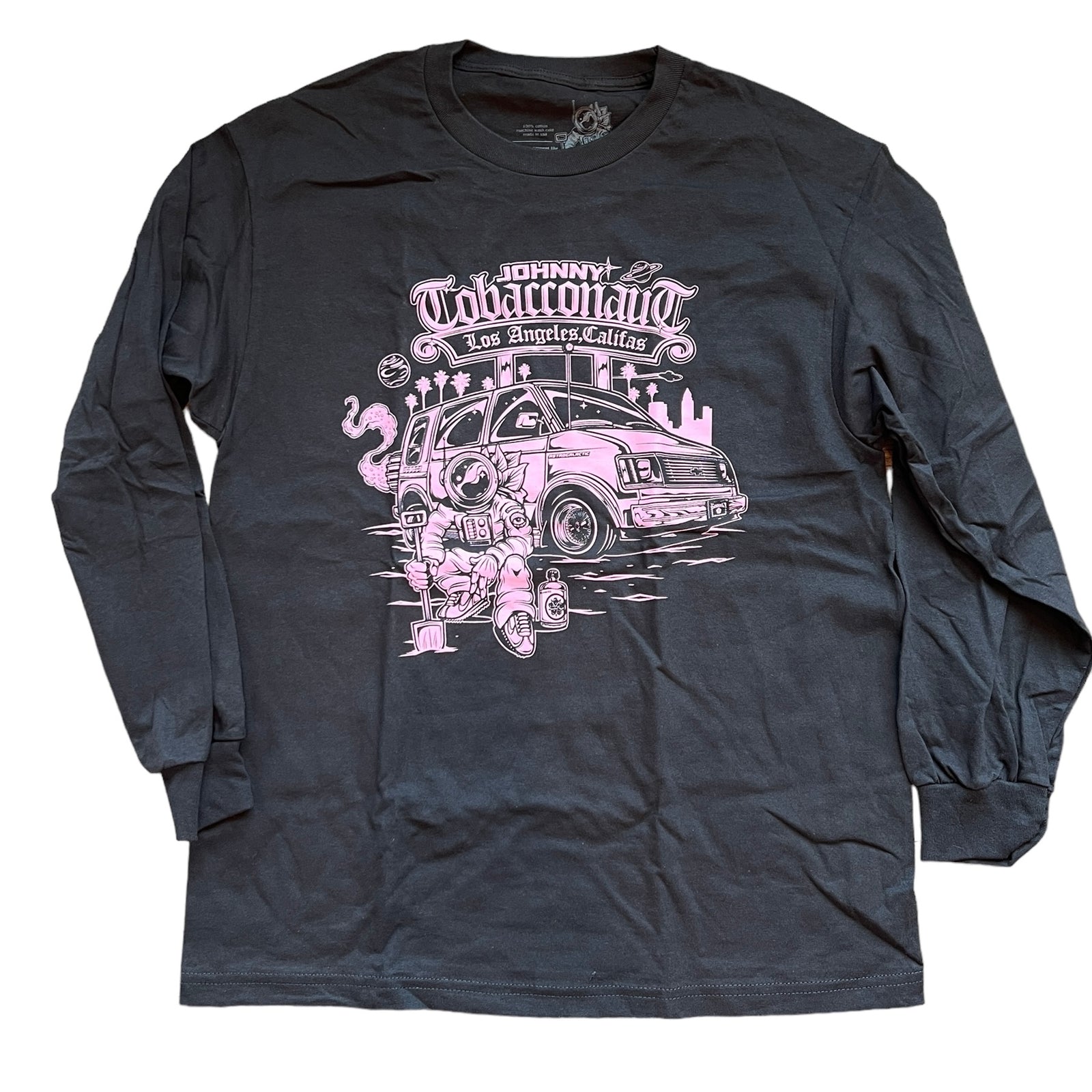 Room 101  - Johnny Tobacconaut Pink Longsleeve