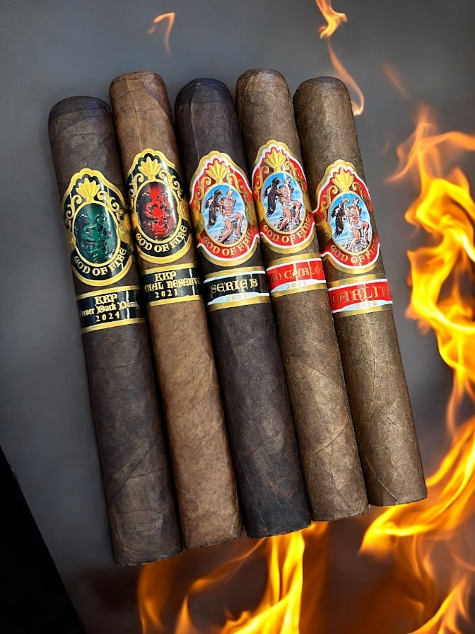 Prometheus - God of Fire Sampler *FREE CIGAR HOLDER*